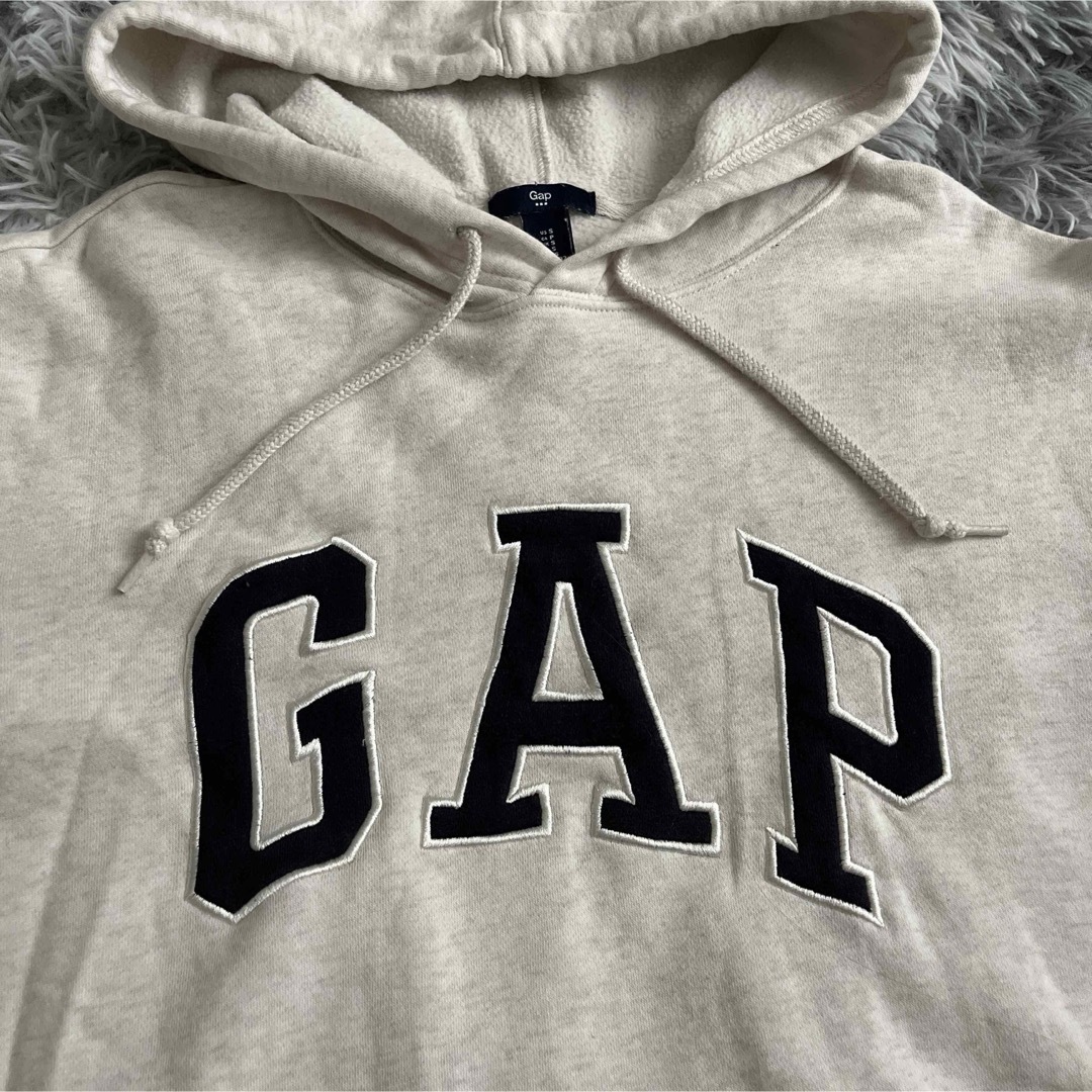 GAP - GAP フード付きパーカー オフホワイト ベージュ パーカー GAP - GAP フード付きパーカー オフホワイト ベージュ パーカー