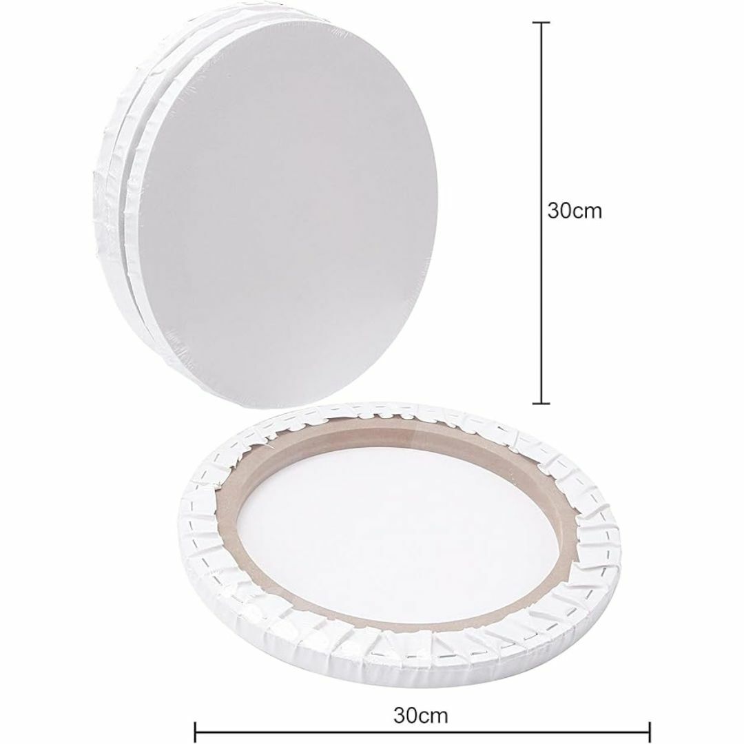 ラスト1点‼️ 円形キャンバス 直径30cm 3枚セットの通販 by