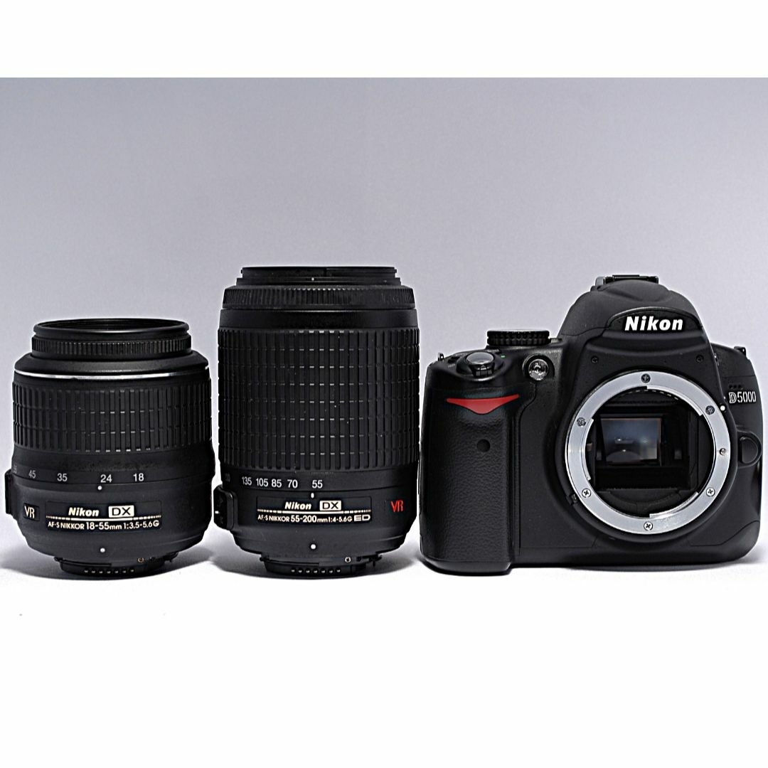 Nikon - ✨Nikon D5000 ダブルレンズ 初心者 デジタル一眼レフ Nikon - ✨Nikon D5000 ダブルレンズ 初心者 デジタル一眼レフ