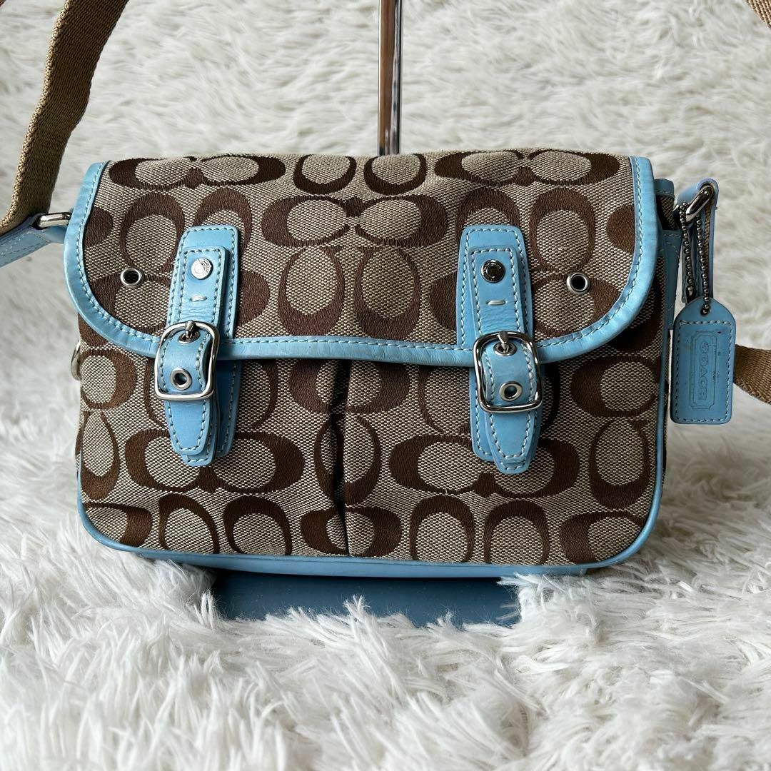COACH - 良品 1210 Coach ショルダーバッグ シグネチャー