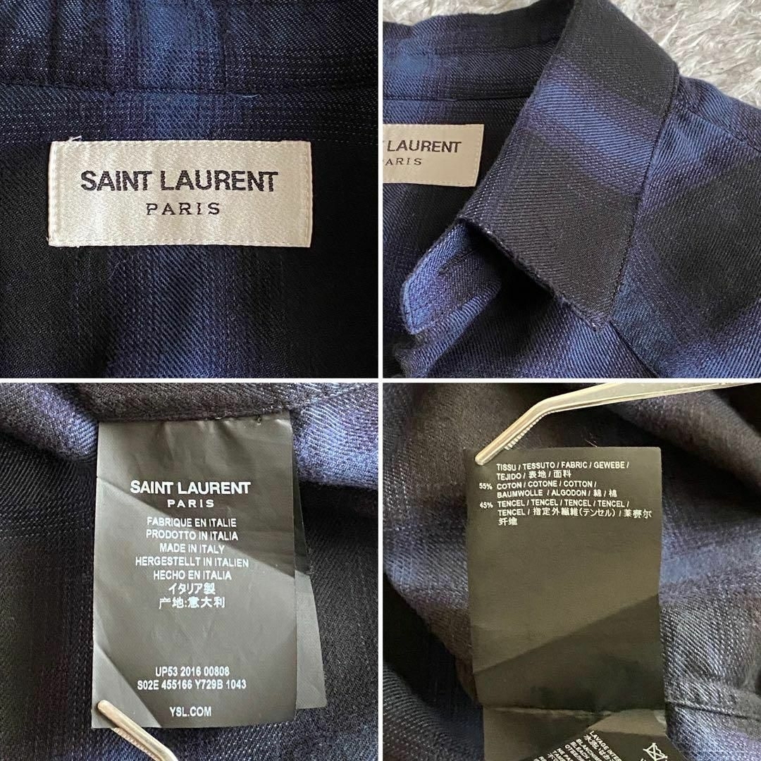SAINT LAURENT - ☆極美品 サンローラン オンブレ エディ期 SAINT LAURENT - ☆極美品 サンローラン オンブレ エディ期