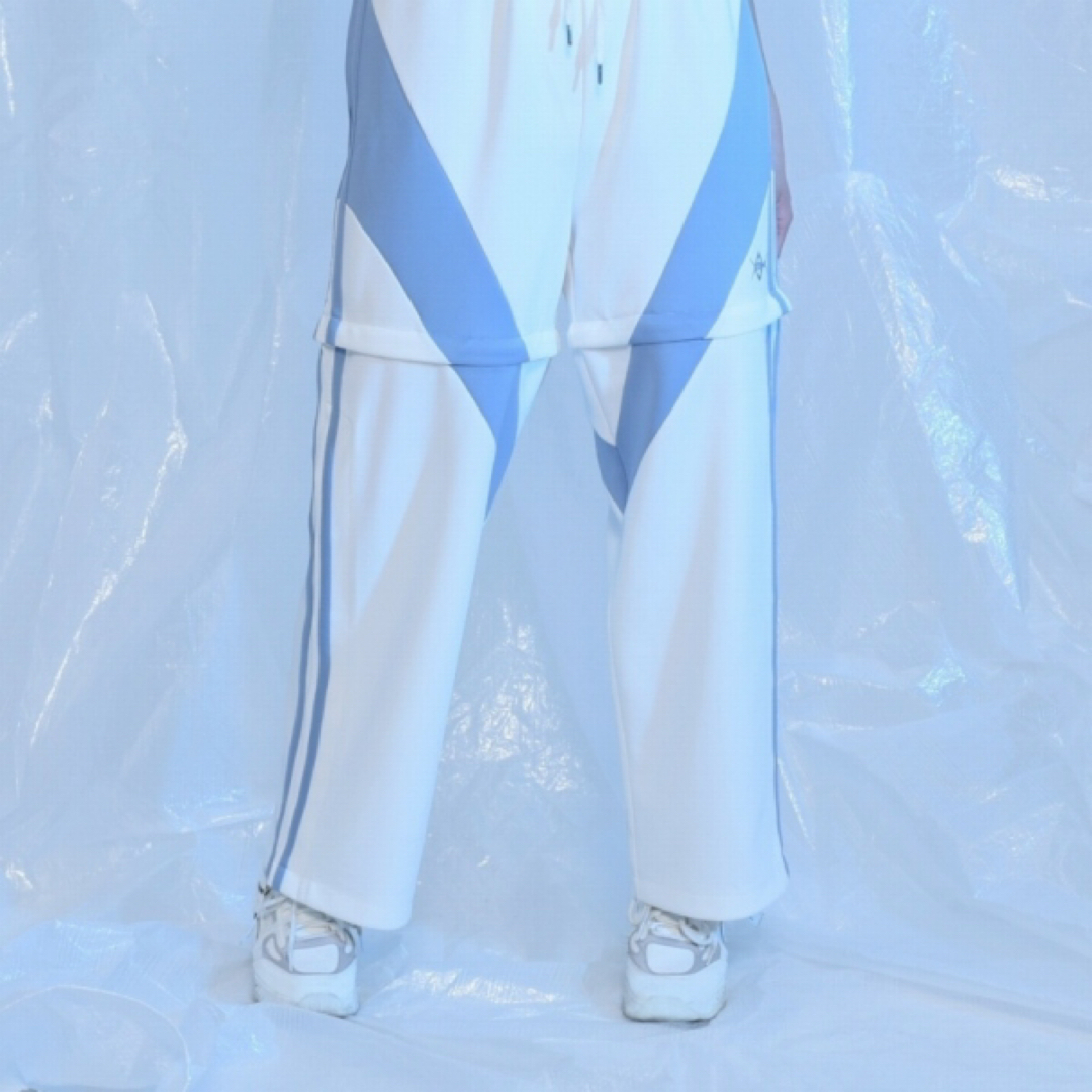 REFLEM - REFLEM レフレム ライン切り替え 2way ジャージ パンツ REFLEM - REFLEM レフレム ライン切り替え 2way ジャージ パンツ