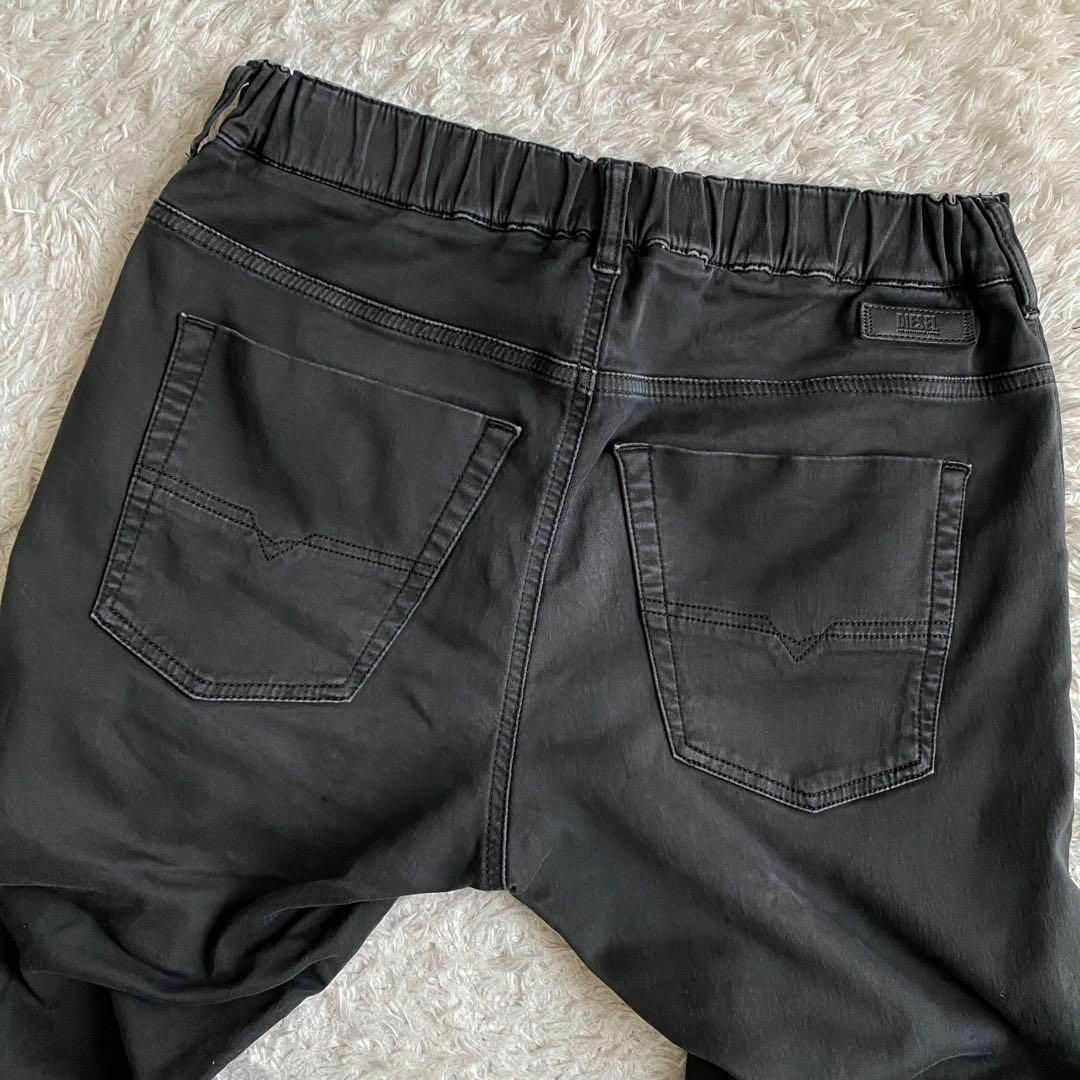 DIESEL - 未使用級 DIESEL KROOLEY ジョグジーンズ USED加工 黒 DIESEL - 未使用級 DIESEL KROOLEY ジョグジーンズ USED加工 黒
