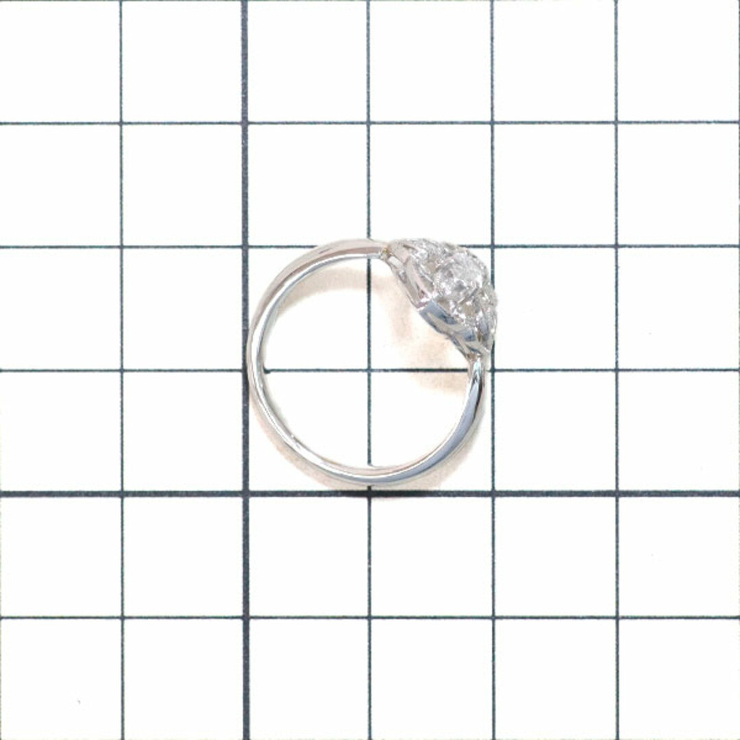 Pt900 オーバルカット ダイヤモンド リング 0.204ct D0.07ctの Pt900 オーバルカット ダイヤモンド リング 0.204ct D0.07ctの
