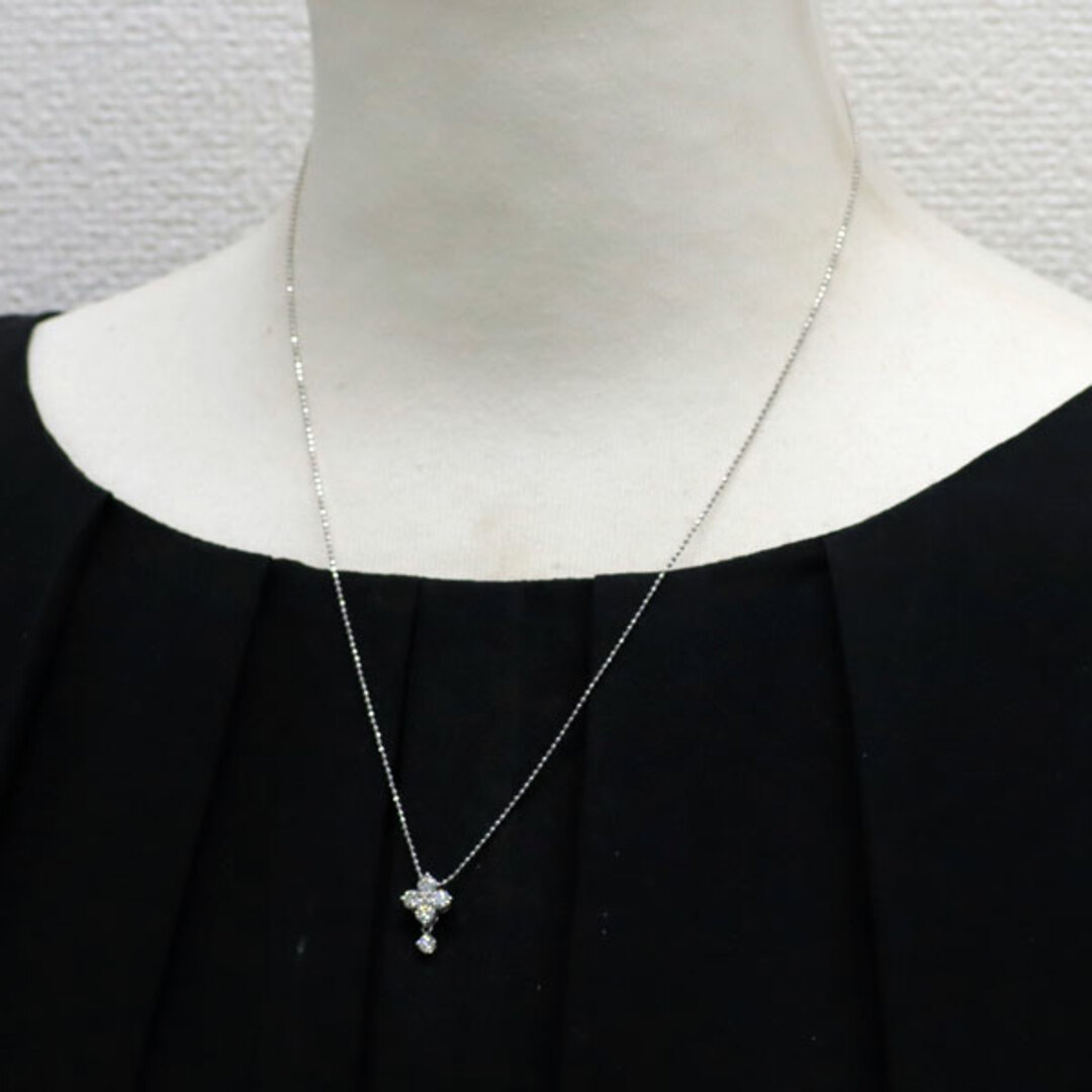 Pt900/Pt850 ダイヤモンド ペンダントネックレス 0.65ct Pt900/Pt850 ダイヤモンド ペンダントネックレス 0.65ct