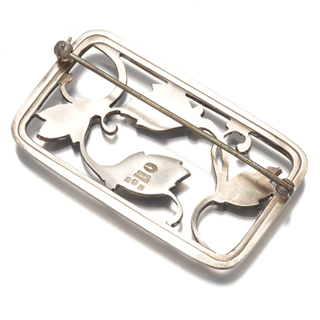 Georg Jensen - ジョージジェンセン ブローチ 295 フラワー Georg Jensen - ジョージジェンセン ブローチ 295 フラワー