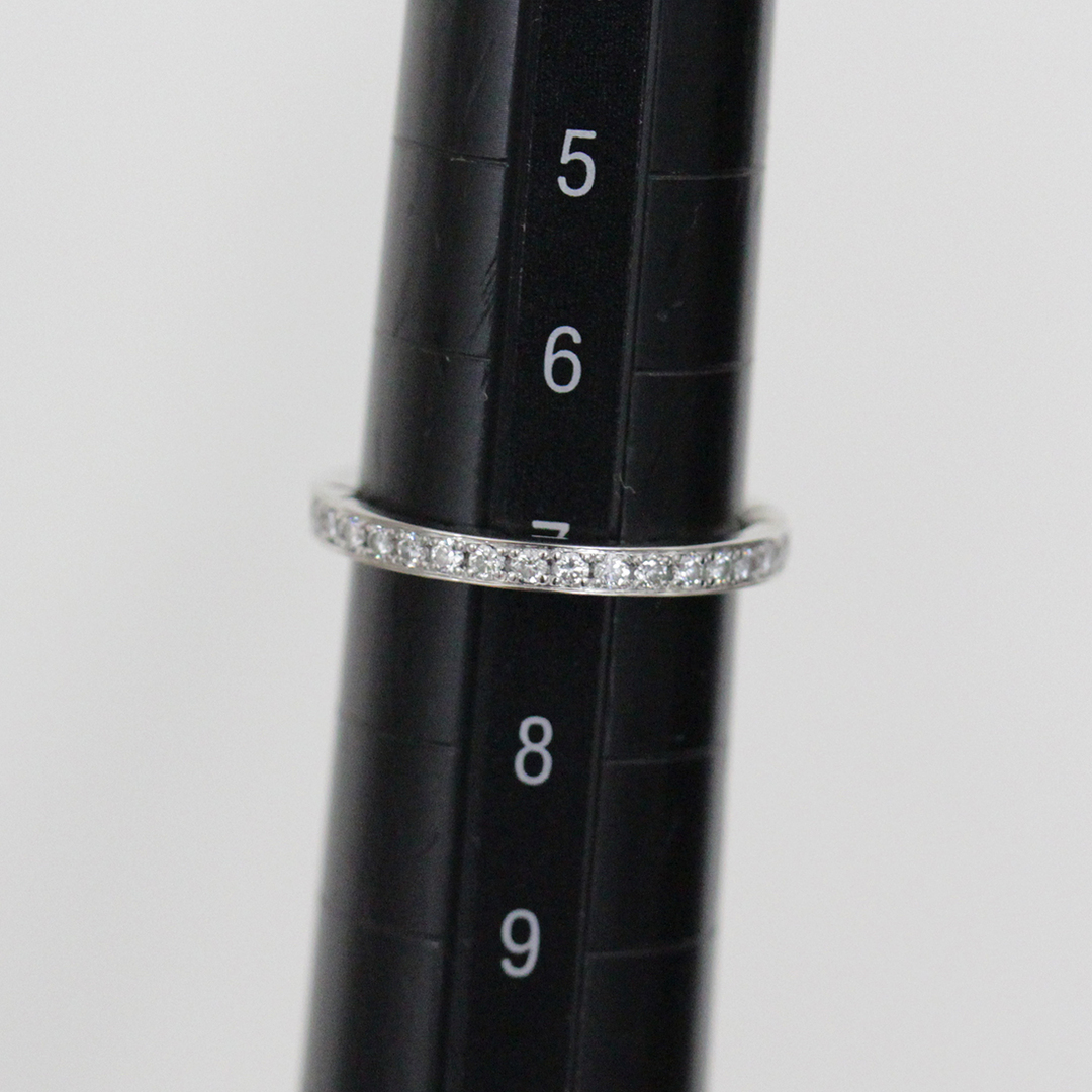 俄 - NIWAKA ニワカ 花麗 ダイヤリング 7号 PT950 3.1g E1704の 俄 - NIWAKA ニワカ 花麗 ダイヤリング 7号 PT950 3.1g E1704の