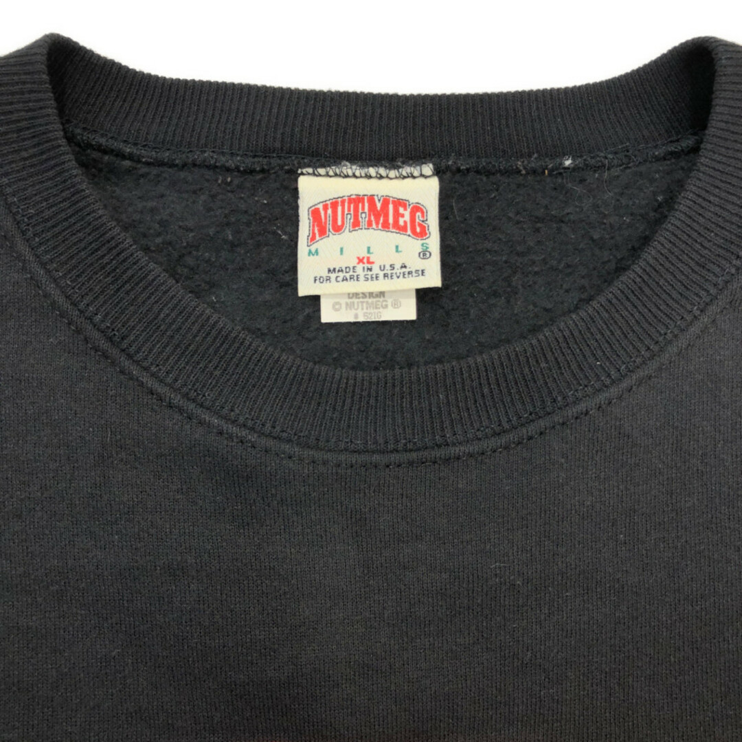 90年代 USA製 NUTMEG ナツメグ レーシング スウェット ブラック 90年代 USA製 NUTMEG ナツメグ レーシング スウェット ブラック