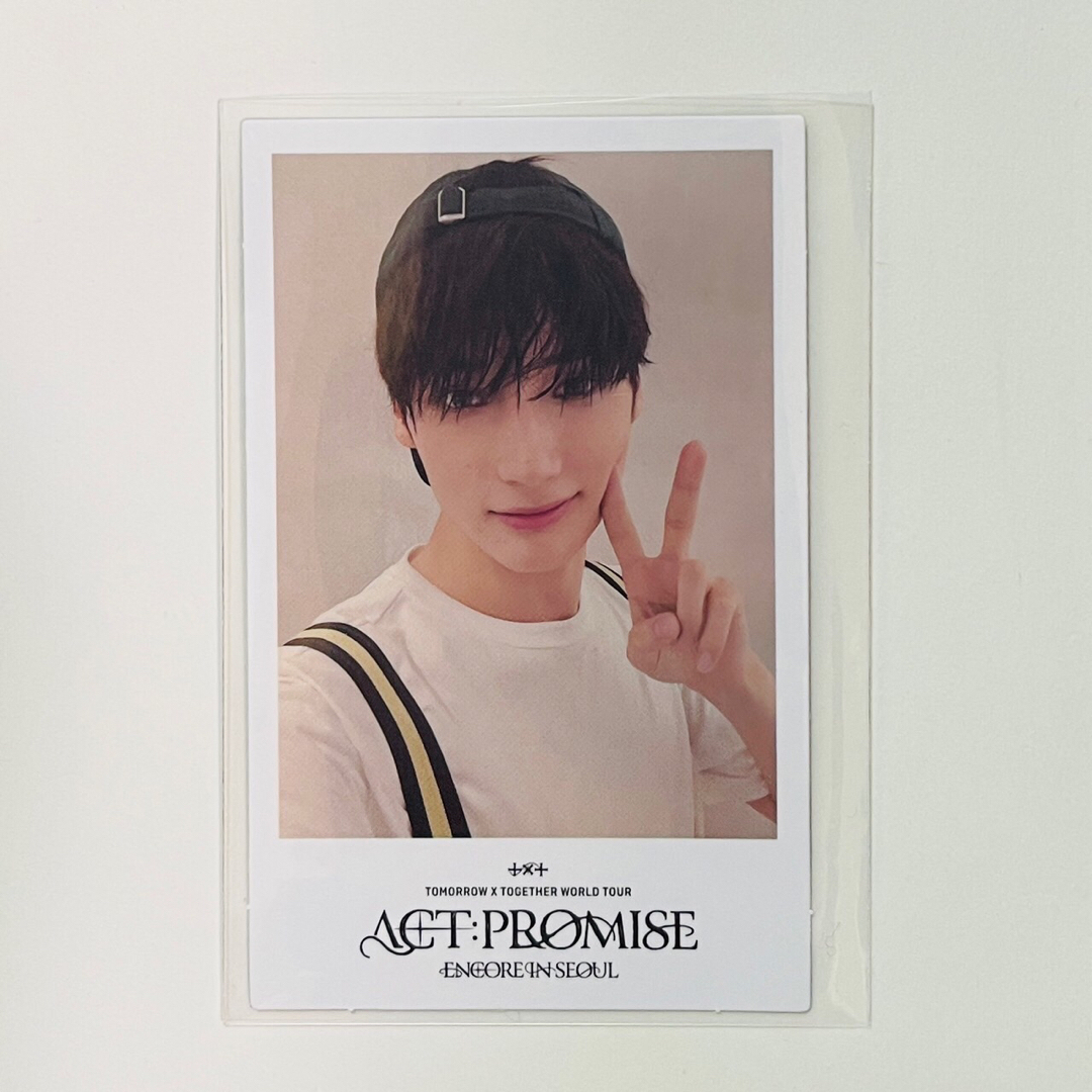 TOMORROW X TOGETHER - TXT ヒュニンカイ チェキ ACT PROMISE TOMORROW X TOGETHER - TXT ヒュニンカイ チェキ ACT PROMISE
