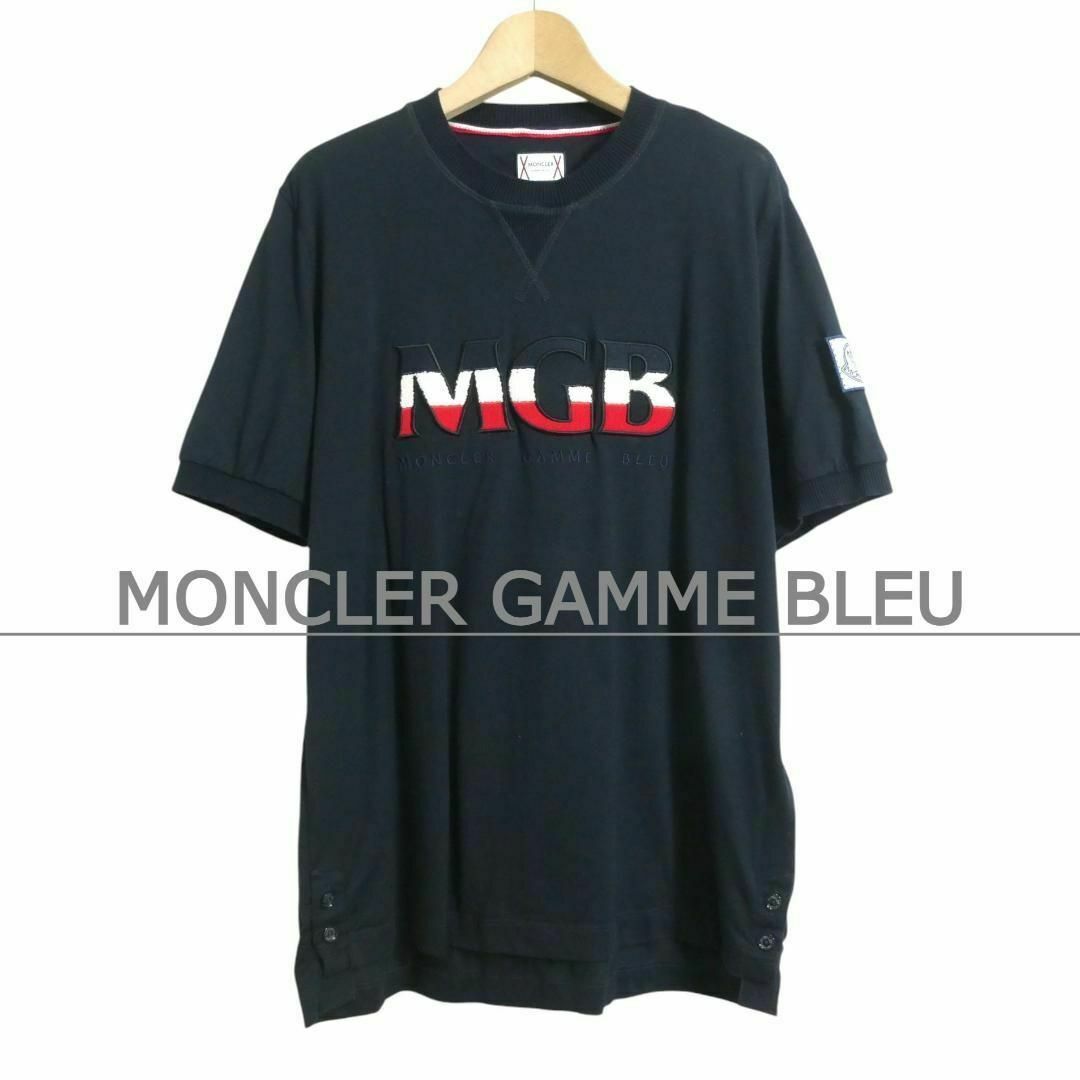 MONCLER - 美品 モンクレールガムブル ロゴ ワッペン クルー MONCLER - 美品 モンクレールガムブル ロゴ ワッペン クルー
