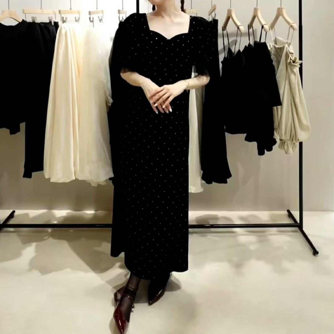 acka bijou dot velours dress ベロア 卒業式 結婚式の通販 by acka bijou dot velours dress ベロア 卒業式 結婚式の通販 by