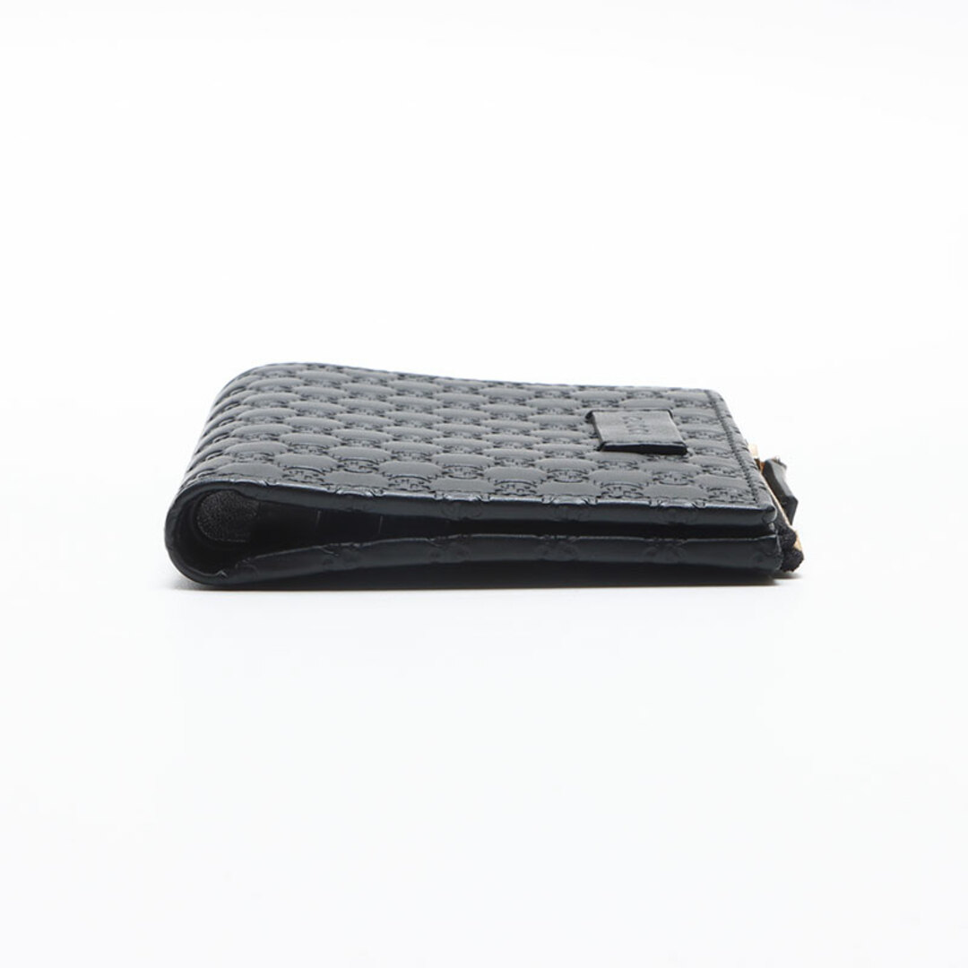 GUCCI - グッチ GUCCI マイクロ GG シマ レザー 二つ折り財布の GUCCI - グッチ GUCCI マイクロ GG シマ レザー 二つ折り財布の