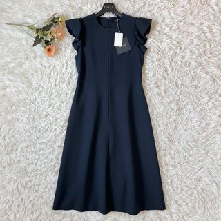 YOKO CHAN - ヨーコチャン ヘムラッフルドレス ワンピースの通販 YOKO CHAN - ヨーコチャン ヘムラッフルドレス ワンピースの通販