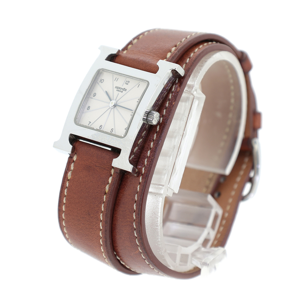 HERMES - HERMES エルメス Hウォッチ HH1.210 2重巻きベルト HERMES - HERMES エルメス Hウォッチ HH1.210 2重巻きベルト