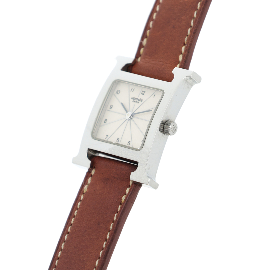 HERMES - HERMES エルメス Hウォッチ HH1.210 2重巻きベルト HERMES - HERMES エルメス Hウォッチ HH1.210 2重巻きベルト