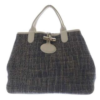 ロンシャン(LONGCHAMP)のロンシャン ロゾ リバーシブル トートバッグ ハンドバッグ グレー(ハンドバッグ)