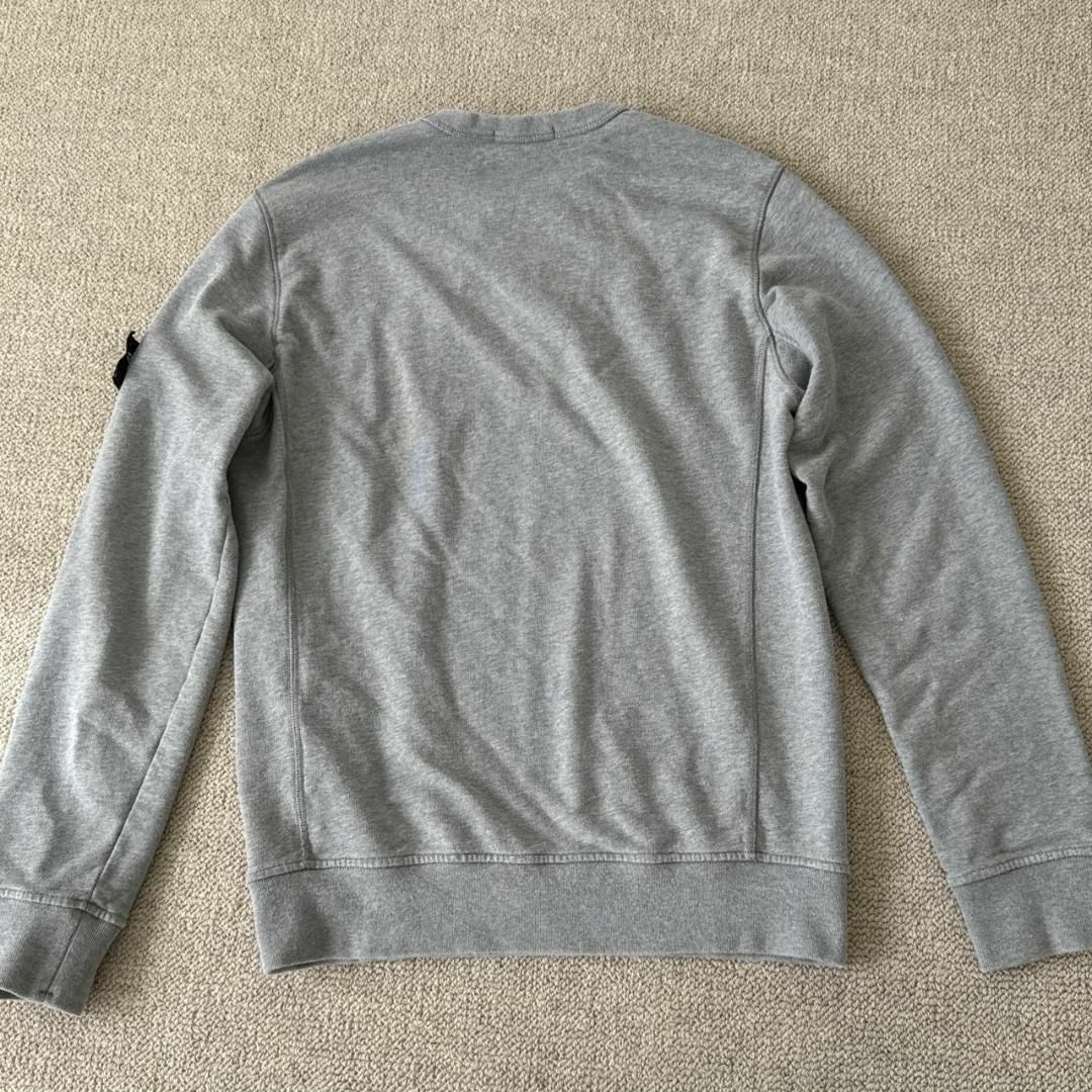 STONE ISLAND - STONE ISLAND クルーネックVガゼット スウェット STONE ISLAND - STONE ISLAND クルーネックVガゼット スウェット
