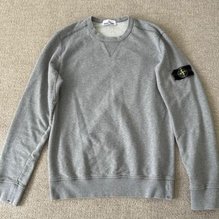 STONE ISLAND - STONE ISLAND クルーネックVガゼット スウェット STONE ISLAND - STONE ISLAND クルーネックVガゼット スウェット