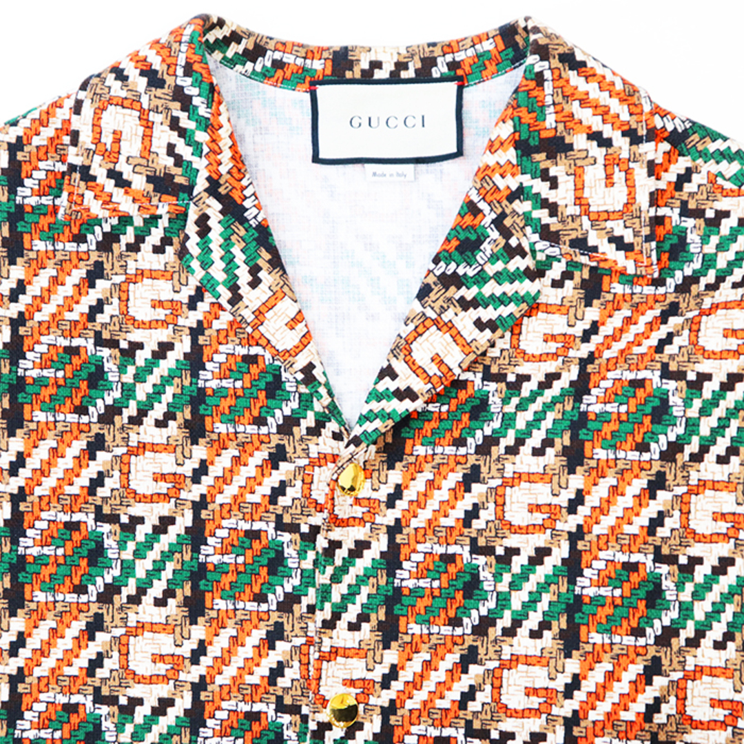 GUCCI - 【極美品】GUCCI グッチ シャツ GG ロゴ シグネチャー GUCCI - 【極美品】GUCCI グッチ シャツ GG ロゴ シグネチャー