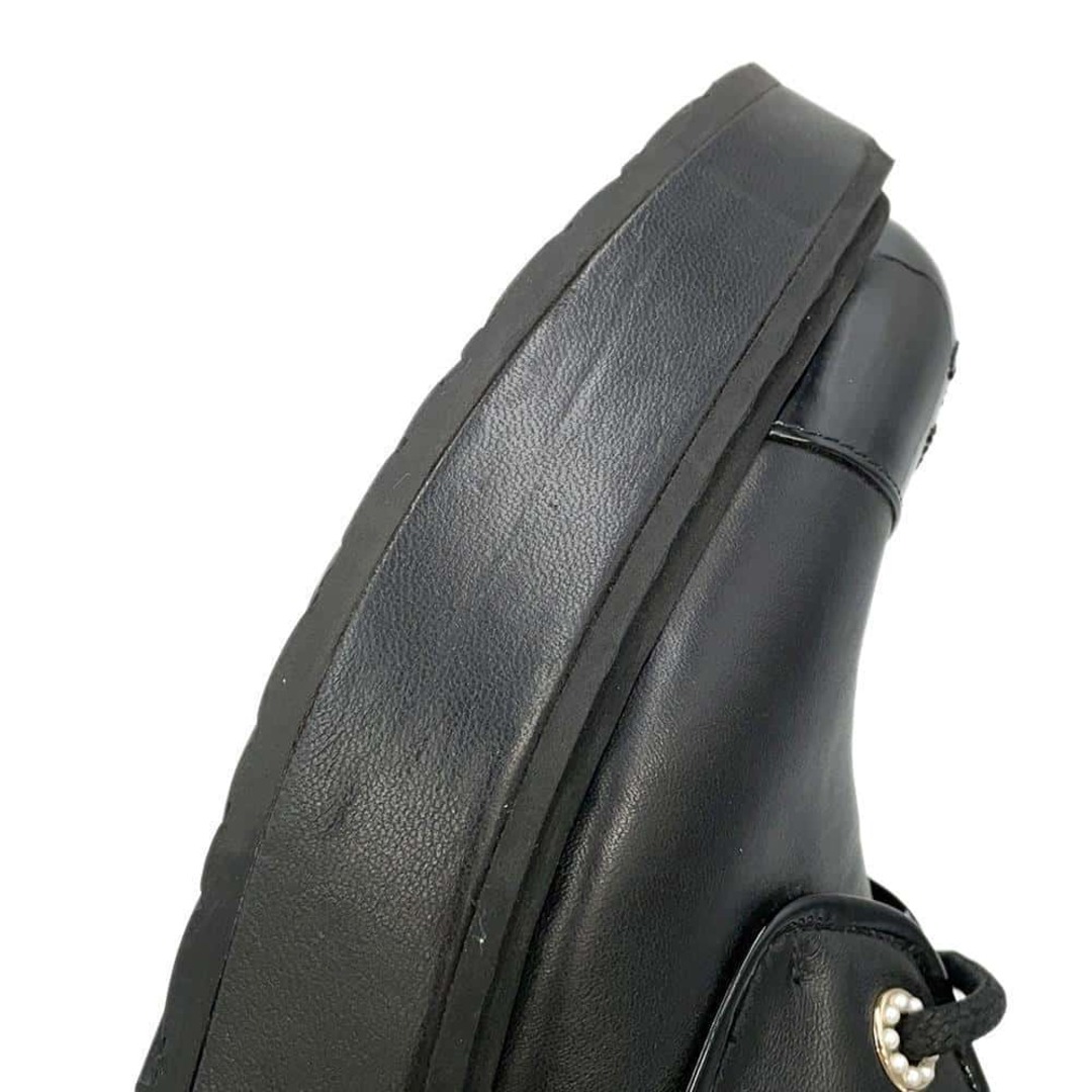 CHANEL - シャネル ショートブーツ ココマーク レースアップ CHANEL - シャネル ショートブーツ ココマーク レースアップ