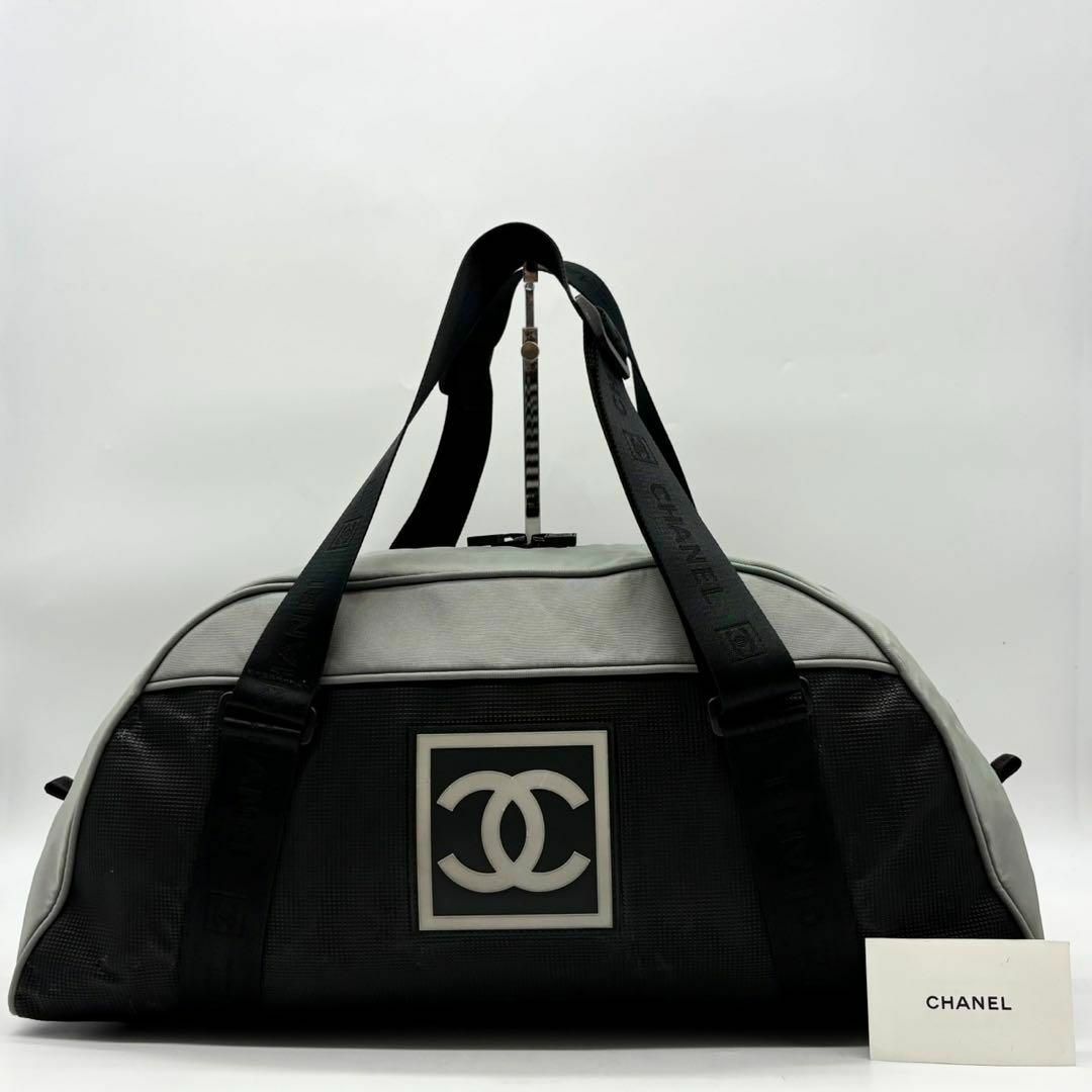 CHANEL - 美品✨ 廃盤 シャネル スポーツライン ボストンバッグ CHANEL - 美品✨ 廃盤 シャネル スポーツライン ボストンバッグ