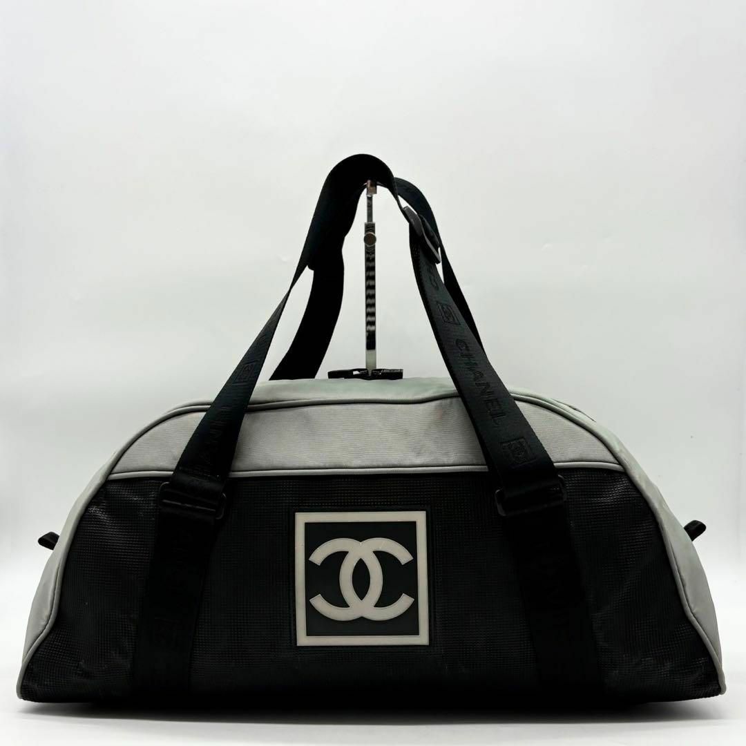 CHANEL - 美品✨ 廃盤 シャネル スポーツライン ボストンバッグ CHANEL - 美品✨ 廃盤 シャネル スポーツライン ボストンバッグ