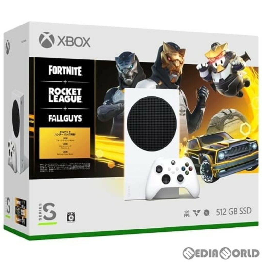 Microsoft(マイクロソフト)の(本体)Xbox Series S 512GB Fortnite(フォートナイト)/Rocket League(ロケットリーグ)/Fall Guys(フォールガイズ)同梱版(RRS-00086) マイクロソフト エンタメ/ホビーのゲームソフト/ゲーム機本体(家庭用ゲーム機本体)の商品写真