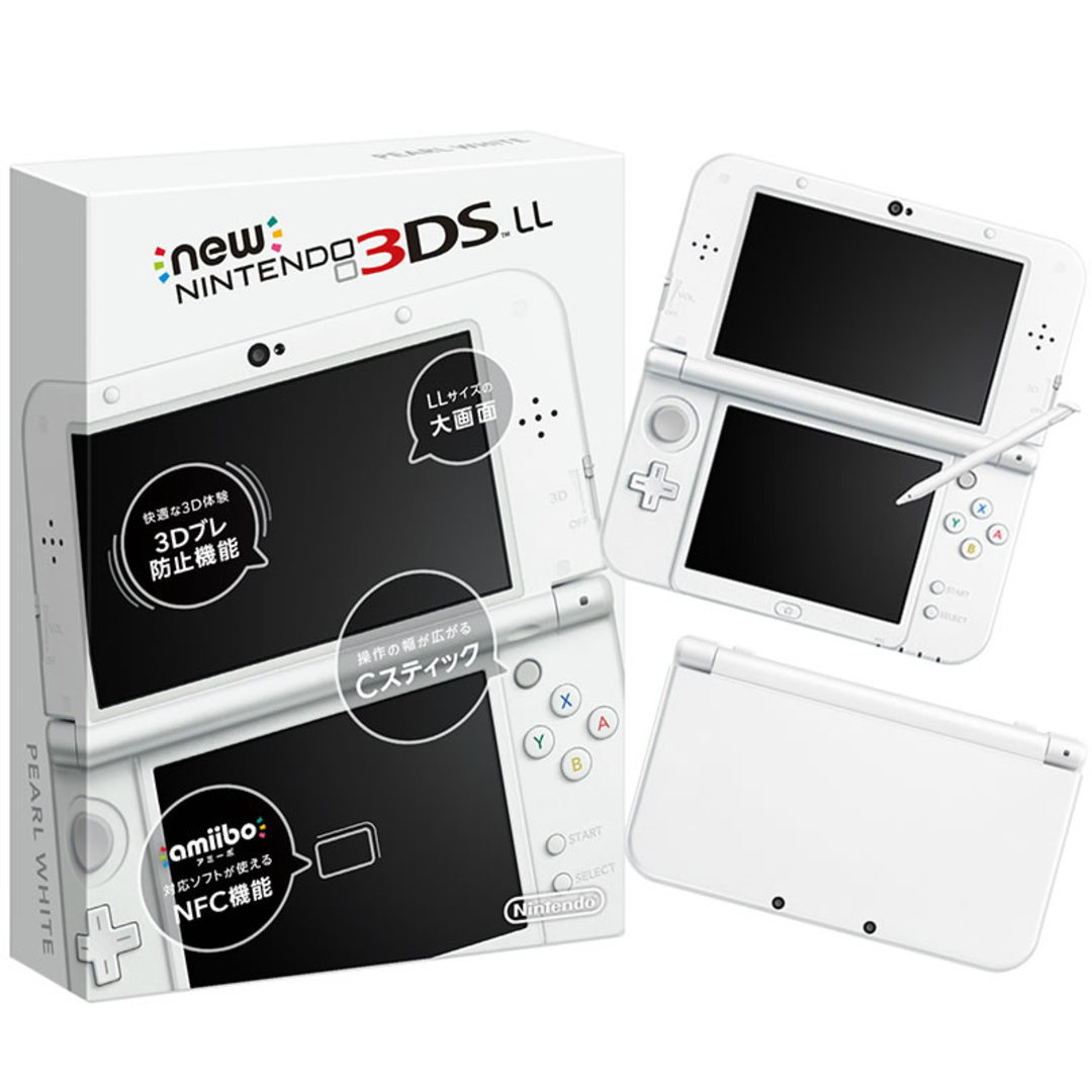 WHITE - (本体)Newニンテンドー3DS LL パールホワイト(RED-S-WAAA) 任天堂
