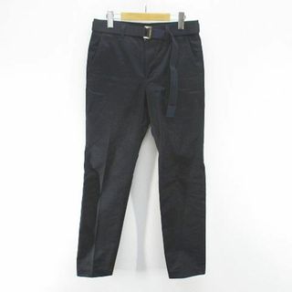 sacai - 1 ネイビー SACAI 25SS Cotton Chino Pants サカイの sacai - 1 ネイビー SACAI 25SS Cotton Chino Pants サカイの