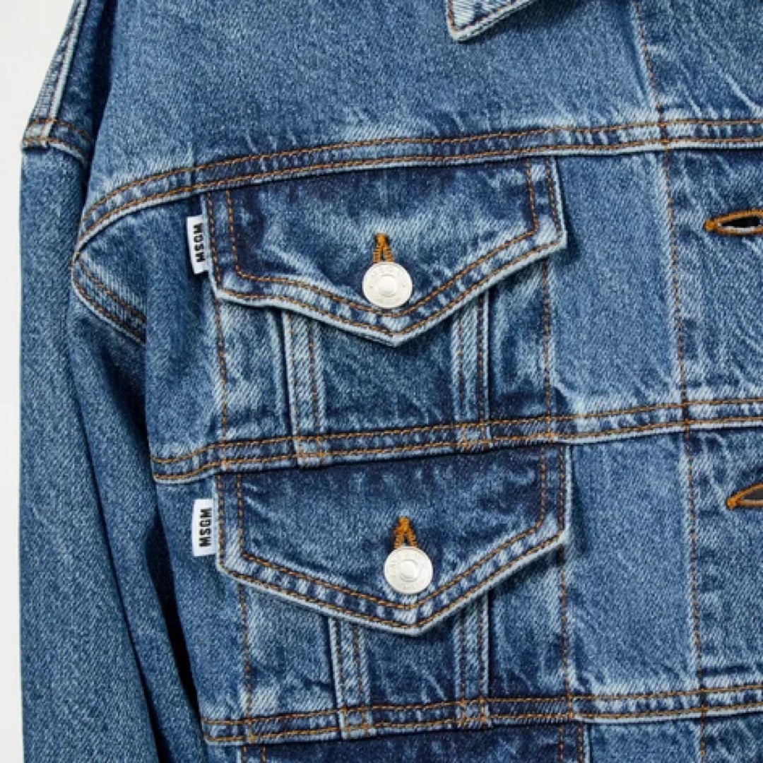 MSGM - msgm デニムジャケットの通販 by あ|エムエスジーエム MSGM - msgm デニムジャケットの通販 by あ|エムエスジーエム