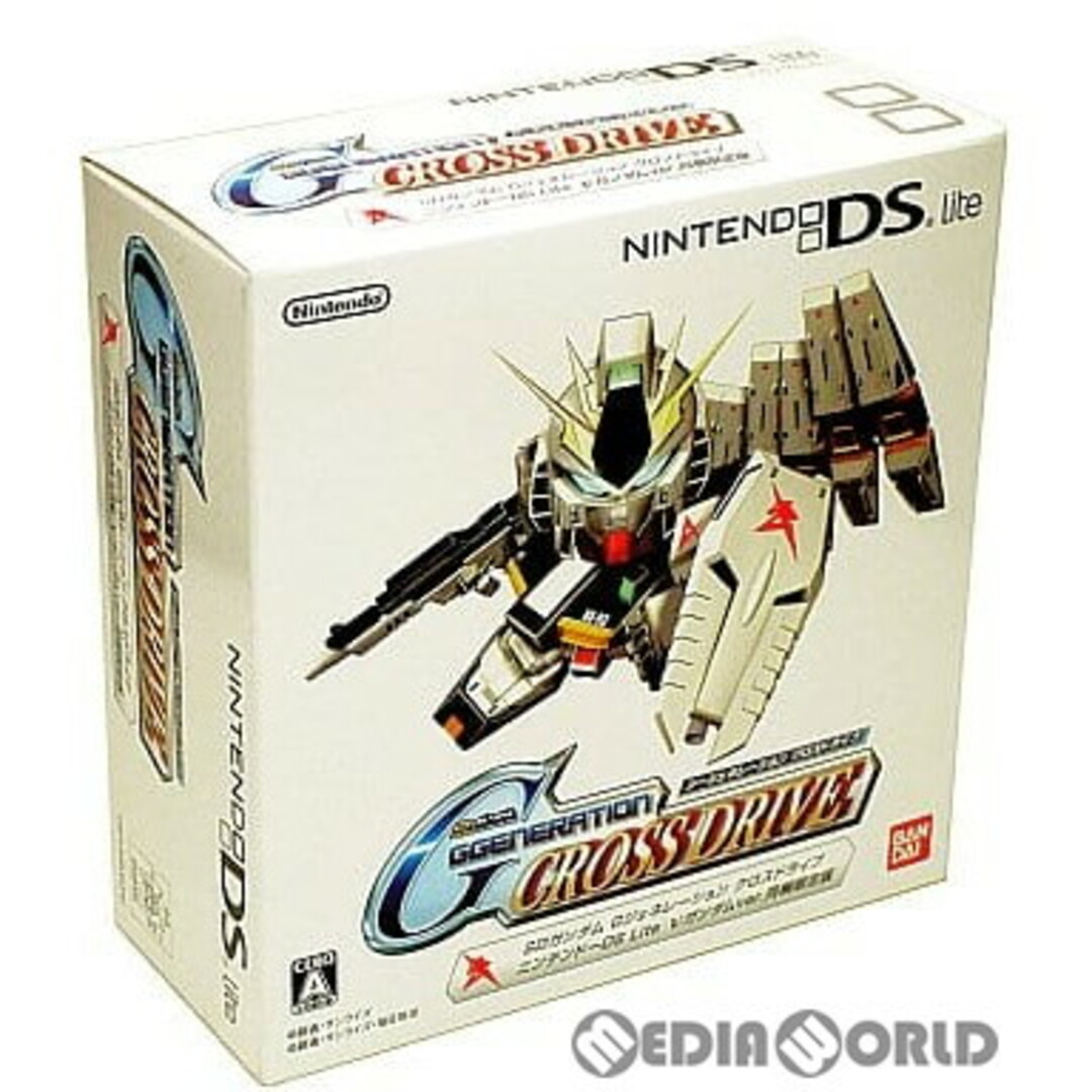 WHITE(ホワイト)の(本体)SDガンダム Gジェネレーション クロスドライブ ニンテンドーDS Lite(ライト) クリスタルホワイト vガンダムVer. 同梱限定版(USG-S-GWDJE) バンダイナムコゲームス エンタメ/ホビーのゲームソフト/ゲーム機本体(携帯用ゲーム機本体)の商品写真