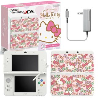 ハローキティ - (本体)Newニンテンドー3DS きせかえプレート ハローキティ - (本体)Newニンテンドー3DS きせかえプレート