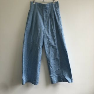 【URBAN RESEARCH】アーバンリサーチ　水色　Ｓ　ワイドパンツ　フレアパンツ　無地　シンプル(その他)