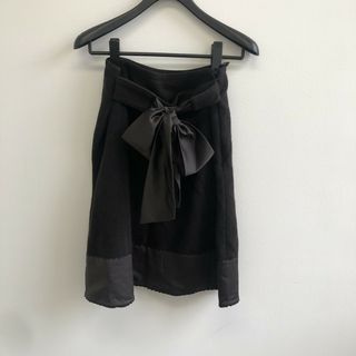 【TO BE CHIC】トゥービーシック　ブラウン、黒　４２　スカート　Aライン　無地　シンプル(その他)