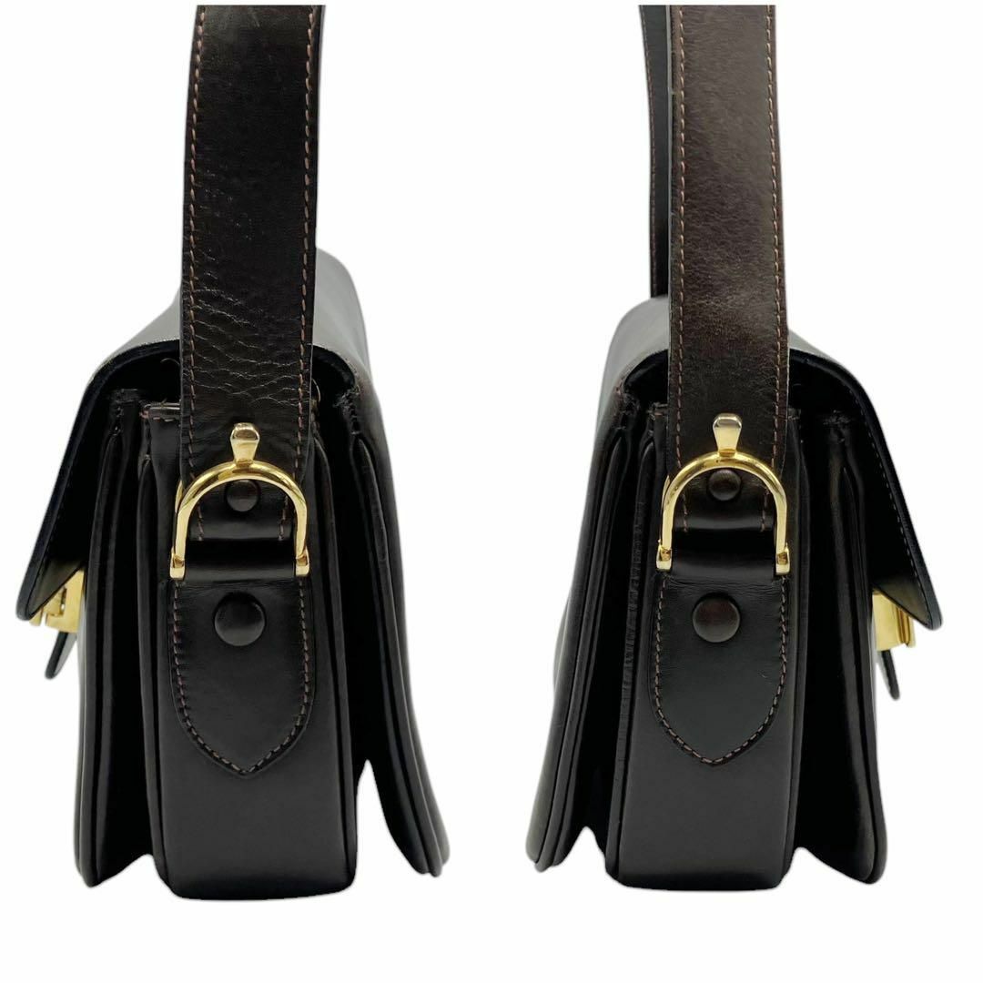 CELINE - ⭐️良品⭐️ セリーヌ 馬車金具 レザー ショルダー CELINE - ⭐️良品⭐️ セリーヌ 馬車金具 レザー ショルダー
