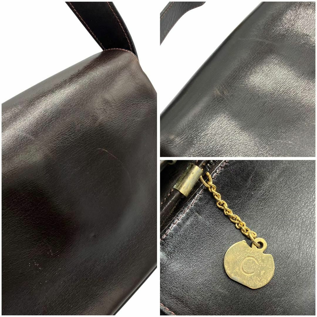 CELINE - ⭐️良品⭐️ セリーヌ 馬車金具 レザー ショルダー CELINE - ⭐️良品⭐️ セリーヌ 馬車金具 レザー ショルダー