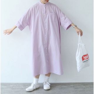 ScoLar - 【ScoLar】 スカラー 花と動物スカーフ ワンピース ScoLar - 【ScoLar】 スカラー 花と動物スカーフ ワンピース