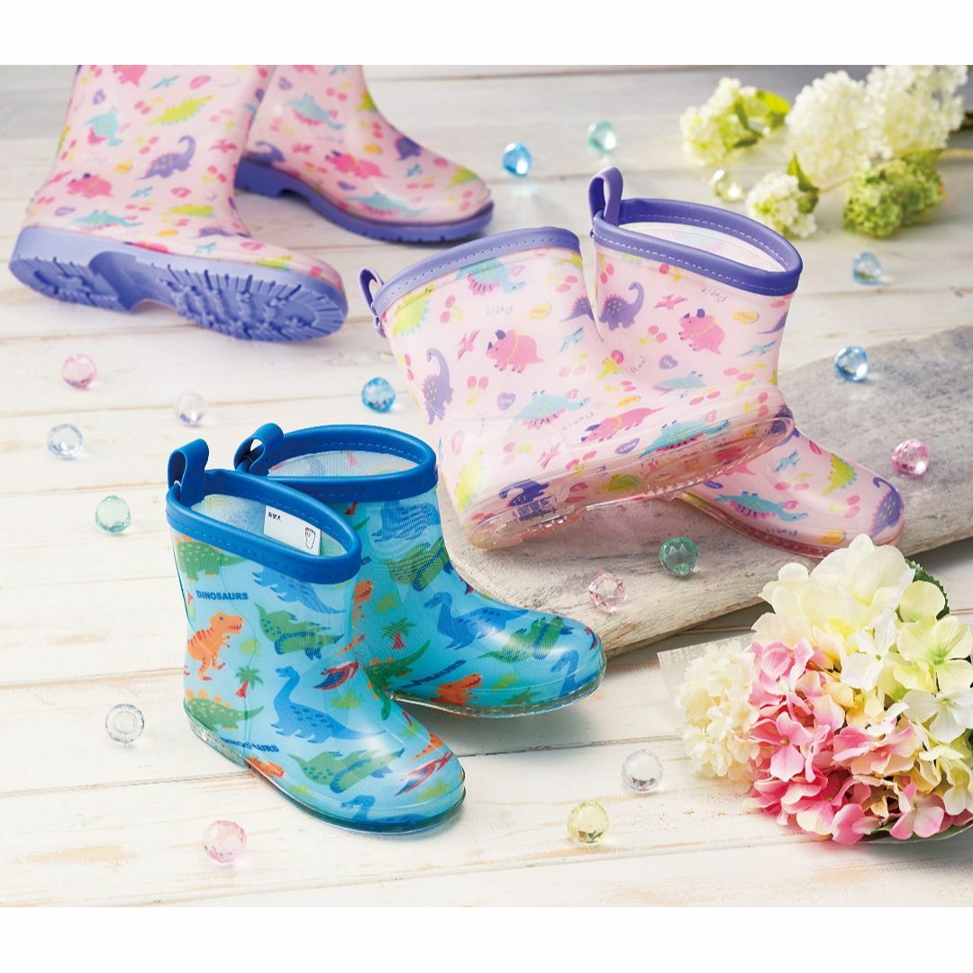 スケーター (skater) レインブーツ シューズ 長靴 子供用 ハッピー&ス キッズ/ベビー/マタニティのベビー服(~85cm)(その他)の商品写真