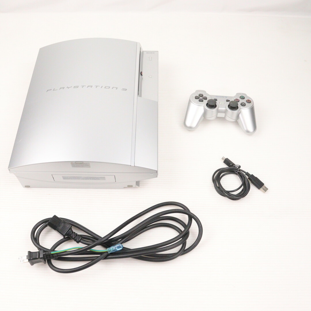 PlayStation - (本体) プレイステーション3 PLAYSTATION3 HDD40GB サテン・シルバー SCE(CECHH00SS)