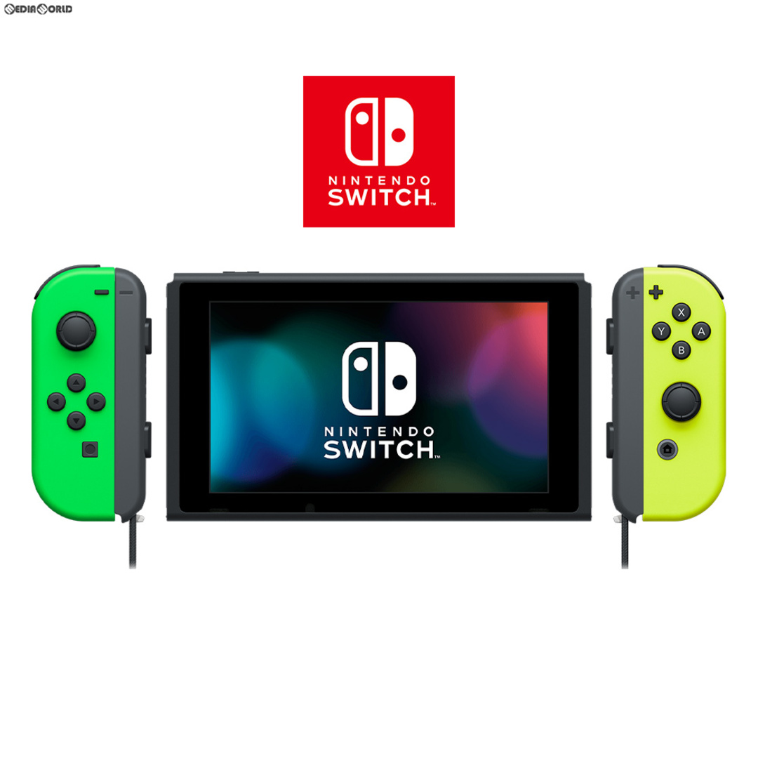 green(グリーン)の(本体)マイニンテンドーストア限定 Nintendo Switch(ニンテンドースイッチ) カスタマイズ Joy-Con(L) ネオングリーン/(R) ネオンイエロー Joy-Conストラップ ブラック(HAC-S-KAYAA) 任天堂 エンタメ/ホビーのゲームソフト/ゲーム機本体(家庭用ゲーム機本体)の商品写真
