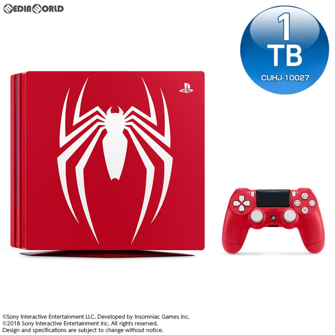 PlayStation4(プレイステーション4)の(本体)プレイステーション4 プロ PlayStation 4 Pro Marvel's Spider-Man(マーベル スパイダーマン) Limited Edition(CUHJ-10027) ソニー・インタラクティブエンタテインメント エンタメ/ホビーのゲームソフト/ゲーム機本体(家庭用ゲーム機本体)の商品写真