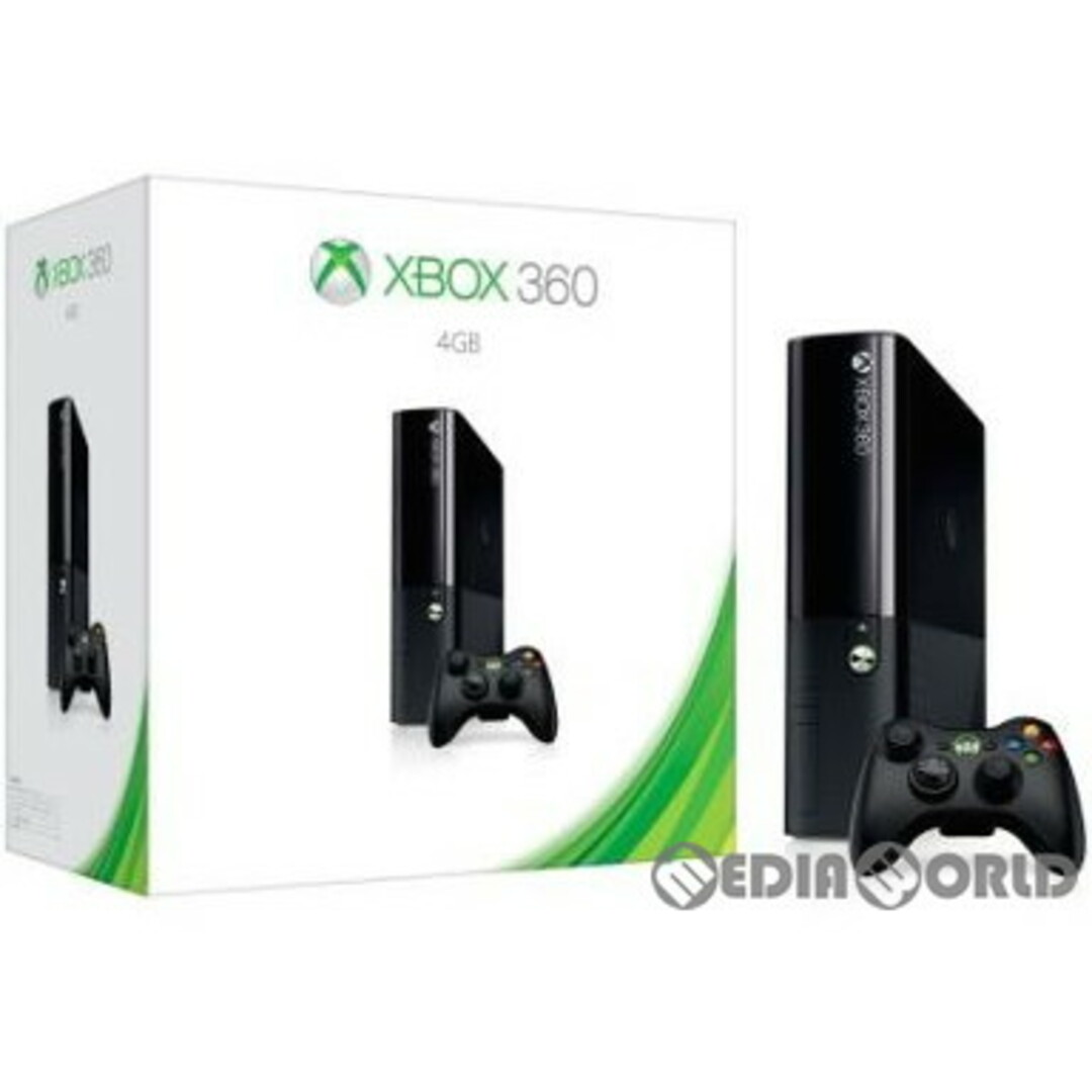 Microsoft(マイクロソフト)の(本体)Xbox 360 4GB Xbox360 S 4GB(リキッドブラック)(1L9V-00016) マイクロソフト エンタメ/ホビーのゲームソフト/ゲーム機本体(家庭用ゲーム機本体)の商品写真