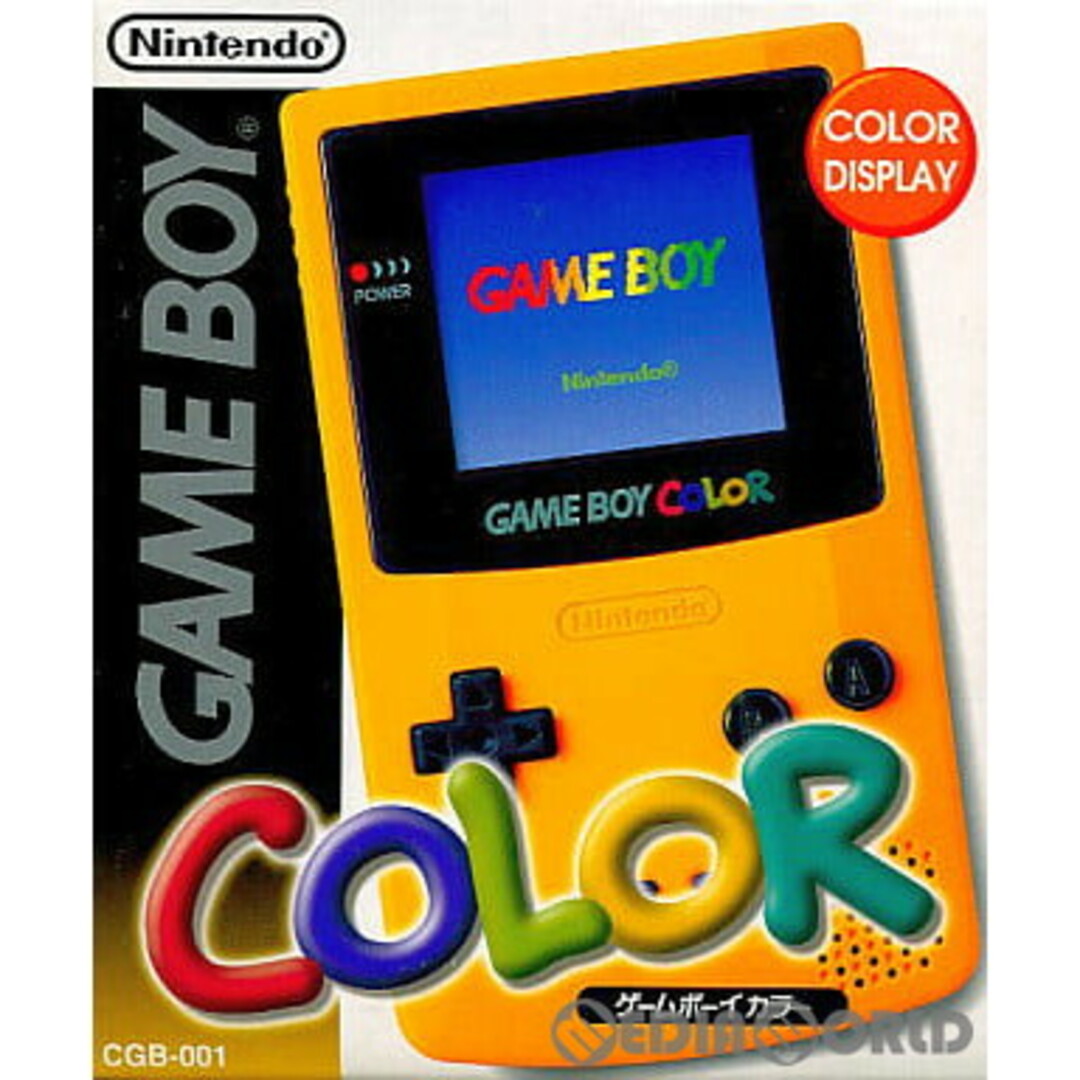 yellaw(イエロー)の(本体)ゲームボーイカラー GAMEBOY COLOR イエロー(CGB-001) 任天堂 エンタメ/ホビーのゲームソフト/ゲーム機本体(携帯用ゲーム機本体)の商品写真