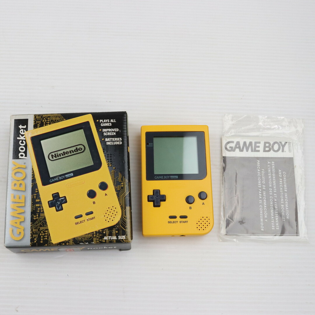 yellaw - (本体)ゲームボーイポケット(GAMEBOY pocket) イエロー yellaw - (本体)ゲームボーイポケット(GAMEBOY pocket) イエロー