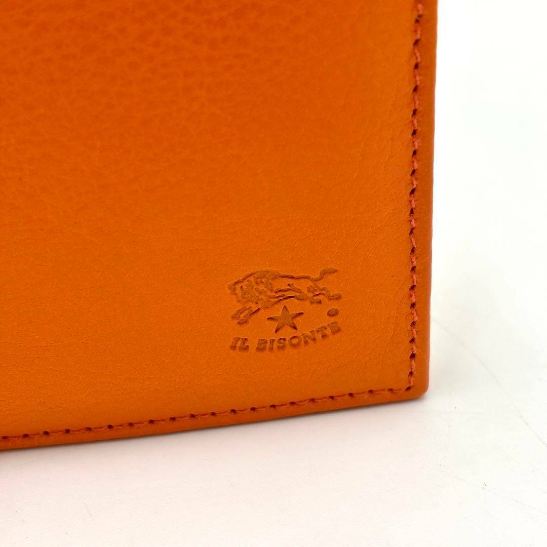 IL BISONTE - IL BISONTE イルビゾンテ 現行 二つ折り財布 ロゴ IL BISONTE - IL BISONTE イルビゾンテ 現行 二つ折り財布 ロゴ