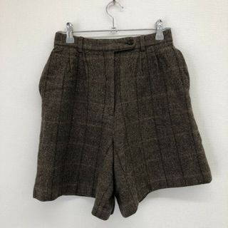【adabat】アダバット ショートパンツ パンツ チェックパンツ サイズ2 茶系 ブラウン(ショートパンツ)