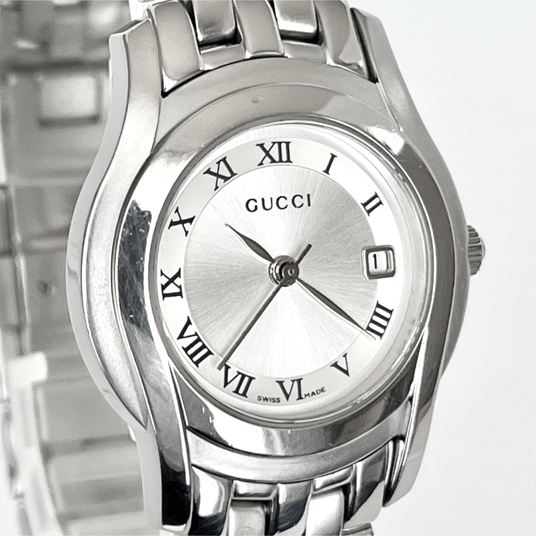 GUCCI - グッチ GUCCI 5500L レディース腕時計 磨き済み 電池 GUCCI - グッチ GUCCI 5500L レディース腕時計 磨き済み 電池