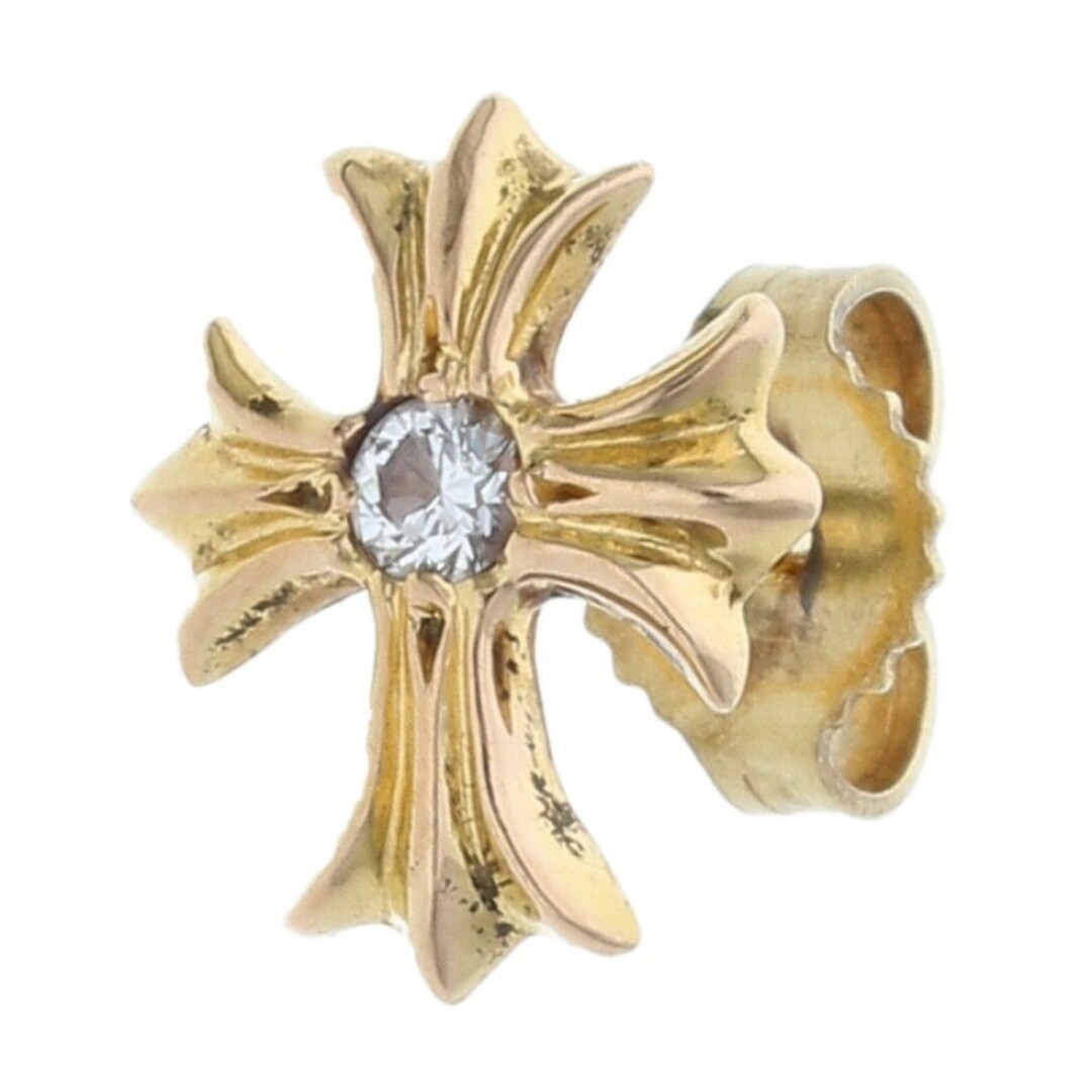最高級 CH No2 22K クロムハーツ - Hearts Chrome CRS CHクロス DIA/22K イヤリング、ピアス
