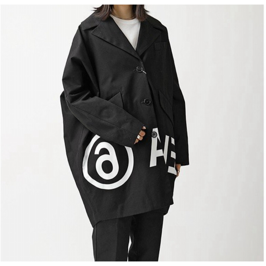 MM6 - MM6 Maison Margiela リバースロゴコクーンジャケット 38 MM6 - MM6 Maison Margiela リバースロゴコクーンジャケット 38