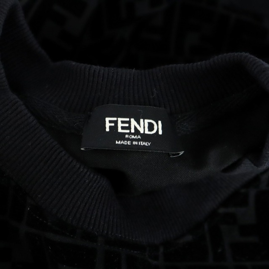 FENDI - フェンディ スウェット トレーナー 長袖 ベロア ズッカ FENDI - フェンディ スウェット トレーナー 長袖 ベロア ズッカ